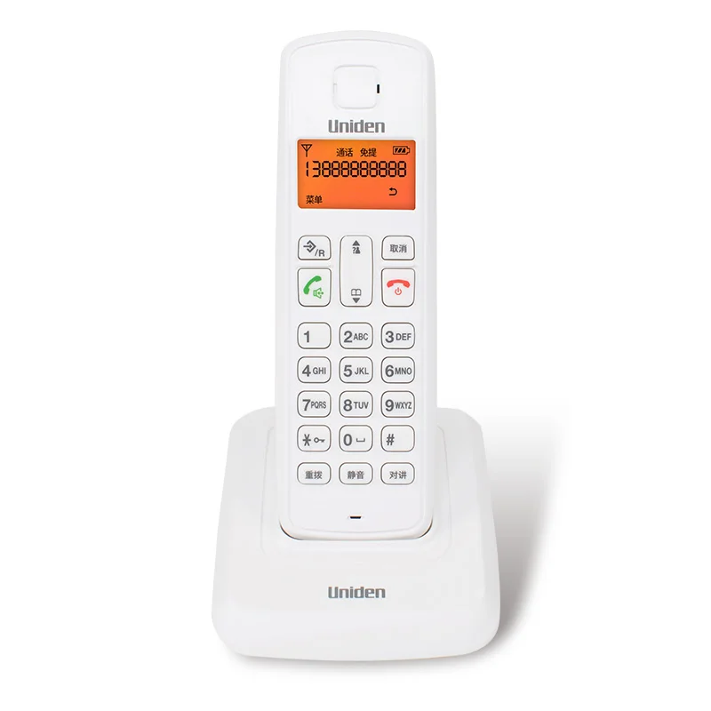 Цифровой беспроводной телефон с будильником вызова ID Handfree с подсветкой ЖК-стационарный беспроводной телефон для офиса, дома, бизнеса