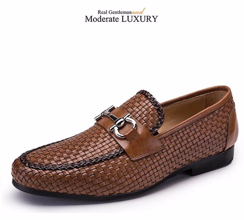GRIMENTIN/брендовая модная мужская официальная обувь из натуральной кожи; дышащая мужская обувь в деловом стиле; цвет коричневый, черный
