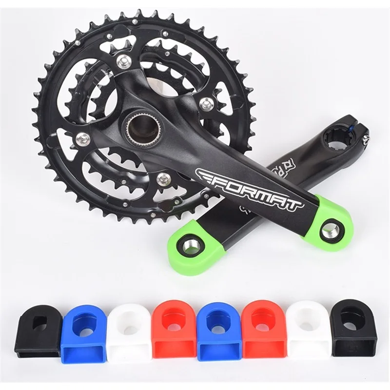 

2PCS Bike Crankset Crank Protector Cover Silicone Gel Race Face Crank Boot Protectors Crankset Protective Case Cover Boots