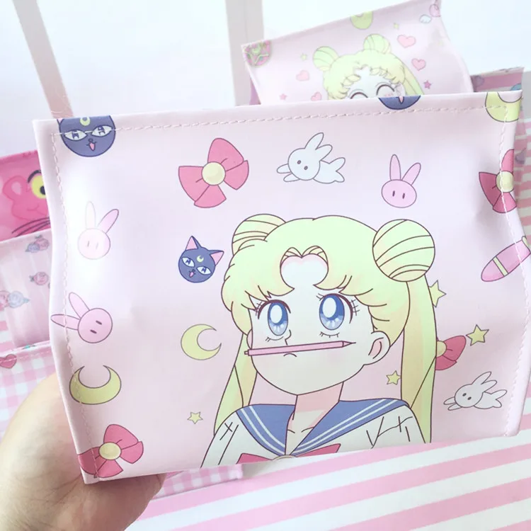 Kawaii Bowknot My Melody Kitty Gemini Sun Glasses Case Box PU Big Pudding dog