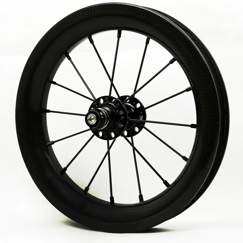

Lifetime Warranty Wheel for children 12"203 carbon wheels clincher baby carriages power chairwheel disc brake