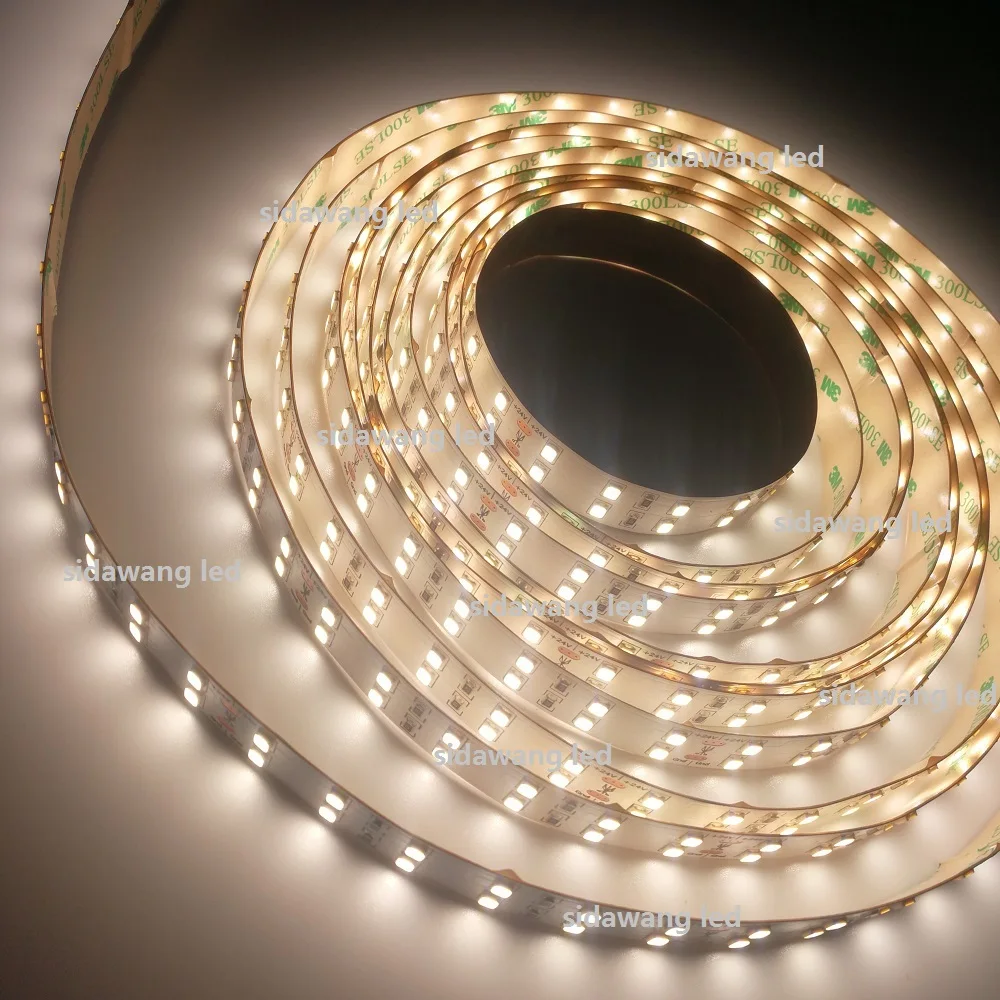 CRI&gt90+Ra 2835smd LED Strip 5meter 144LEDs/m Double Row Nonwaterproof Lighting | Лампы и освещение