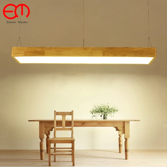 Moderne Houten licht LED living eetkamer hanglampen suspension ... Moderne Houten licht LED living eetkamer hanglampen suspension ...