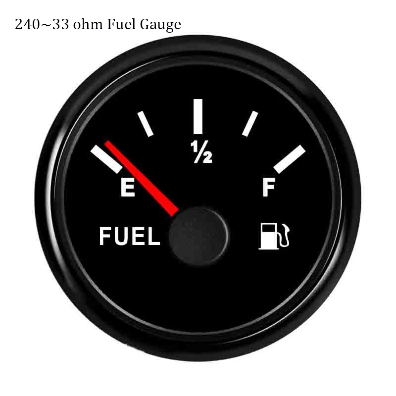 Black 240ohm Gauge 150 мм, 200 мм, 250 мм, 300 мм, 350 мм, 450 мм, датчик уровня топлива для лодки, автомобиля, датчик уровня топлива с 0~ 190 Ом, 240~ 33 Ом, датчик уровня топлива - Цвет: Black 240ohm Gauge