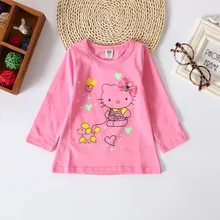 Korean Clothes for Girls Kids T-shirt Long Sleeve Baby tshirt Spring Autumn Bottoming T-Shirt Girls Long Sleeve Basic tshirt