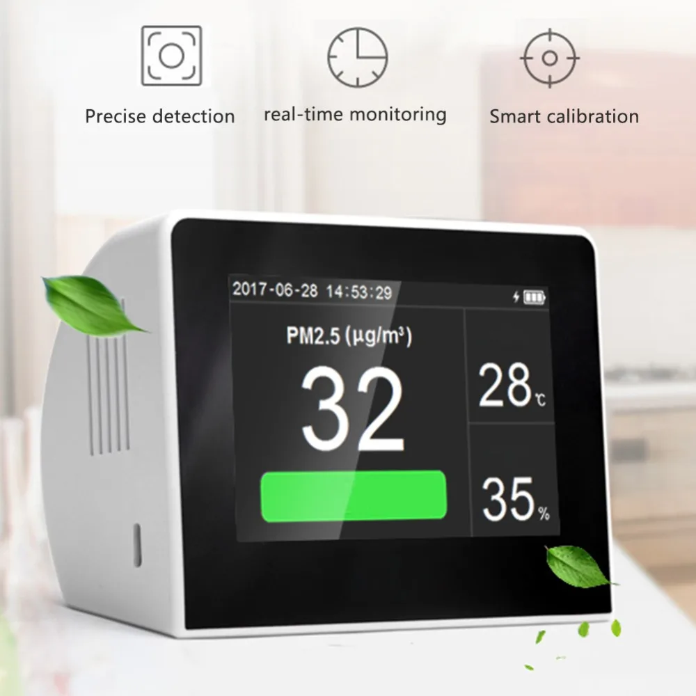 

1PCS Multifunctional Gas Analyzer Air Quality Detector Meter Monitor Indoor Outdoor Digital HCHO & TVOC Tester