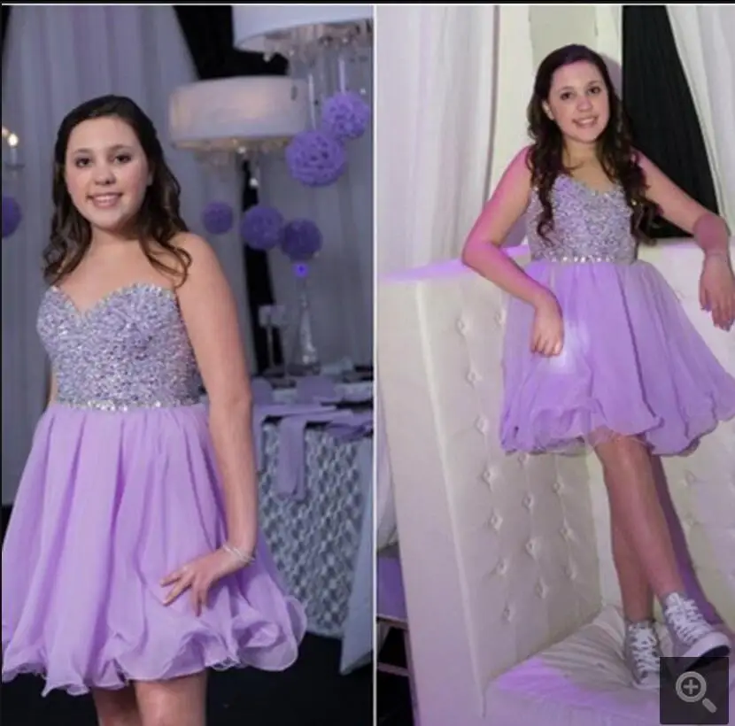

2016 lovely Short A Line Beaded prom dress chiffon with sweetheart neckline petite Women prom gowns best selling prom dresses