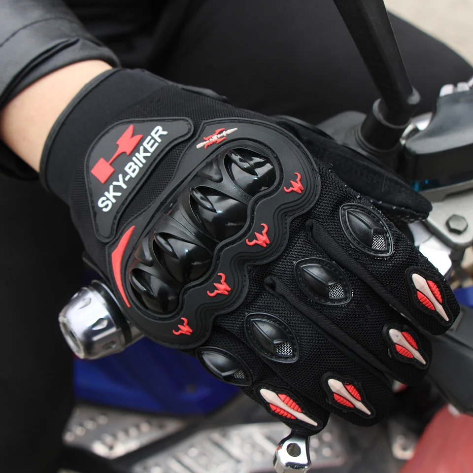 Жесткий корпус защитные анти-осенние гоночные мотоциклетные перчатки дышащие Guantes Motosiklet полный палец перчатки классические и прочные