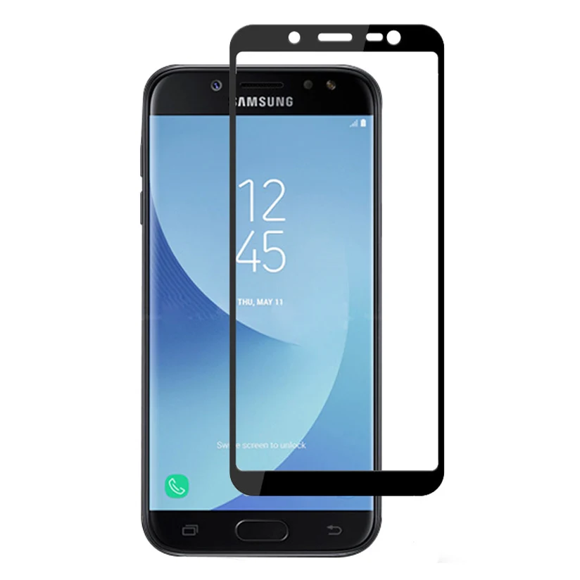2.5D 9H Премиум Закаленное стекло для Samsung Galaxy J4 J6 J8 полное покрытие защитная