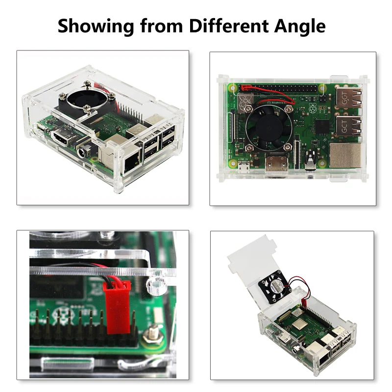 Оригинальный Великобритании RS Raspberry Pi 3 Model B плюс комплект Wi Fi и Bluetooth с 3A адаптеры питания акриловый чехол лучше, чем Raspberry Pi 3B