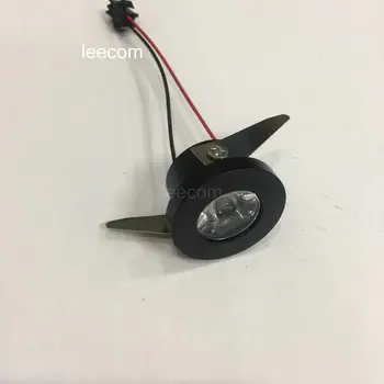 

10pcs/lot LED Mini Cabinet Downlight 1.5W diameter 31mm AC230V black Frame Recessed Ceiling No Flicker Spot Lights For Home