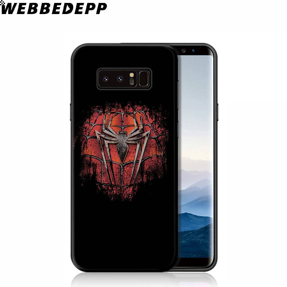 Мягкий чехол с логотипом WEBBEDEPP Mavel Spiderman для samsung Galaxy S10 S10e S9 S8 Plus S7 S6 Edge S9 Plus и J6 Note 10 Plus 9 8 - Цвет: 5