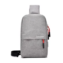 Модная мужская нагрудная сумка с usb-зарядкой, анти-вор, одна сумка на плечо, короткая сумка для путешествий, водоотталкивающая сумка через плечо, сумка для мужчин