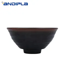 Cuenco de cerámica de estilo japonés de 7 pulgadas, cuenco de cerámica Vintage para frutas, ensaladeras, Bol para arroz o sopa, accesorios de cocina