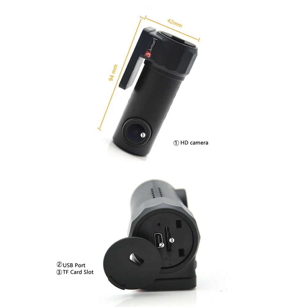 Junsun Mini WIFI Car DVR Dash Camera Video Recorder Dashcam Digital Registrar Camcorder APP Manipulation Wireless DVRs