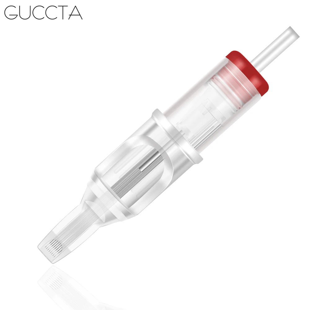 

20 Pcs Permanent Makeup Cartridge Needles Sterilized Disposable Piercing Needles Tattoo Cartridge for Pen Tattoo Machine Gun -M1