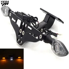 Мотоцикл номерной знак кронштейн держатель номерного знака с поворотом для TRIUMRH STREET Твин Honda XRV750 L-Y Африка Твин MT07