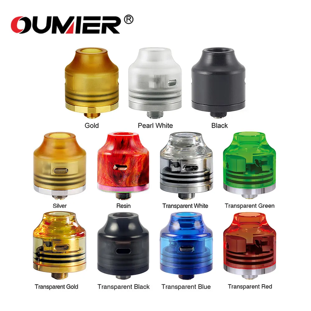 Оригинальный бак OUMIER WASP NANO RDA всех цветов диаметр 22 мм одна катушка с нижней