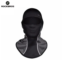 ROCKBROS Зимний Лыжный термальный головной убор для шеи из лайкры Снежный шарф для сноубординга головные уборы Лыжная Шапка ветрозащитная теплая маска для лица для мужчин и женщин