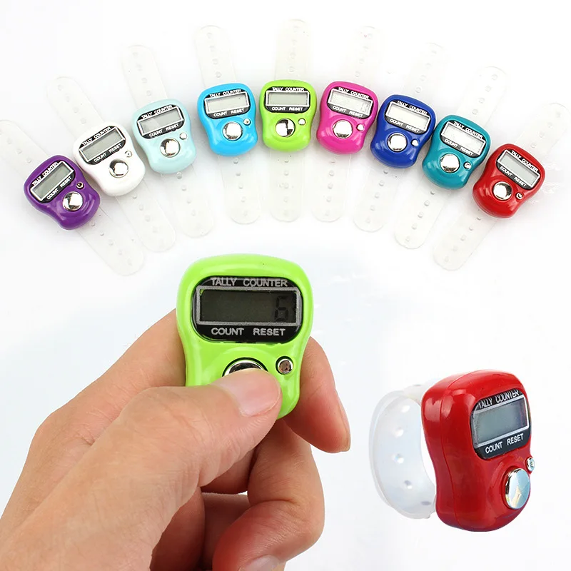 5 Digit Ring Counter FREE SHIPPING IN US Pack of 5 Finger Tally Counters