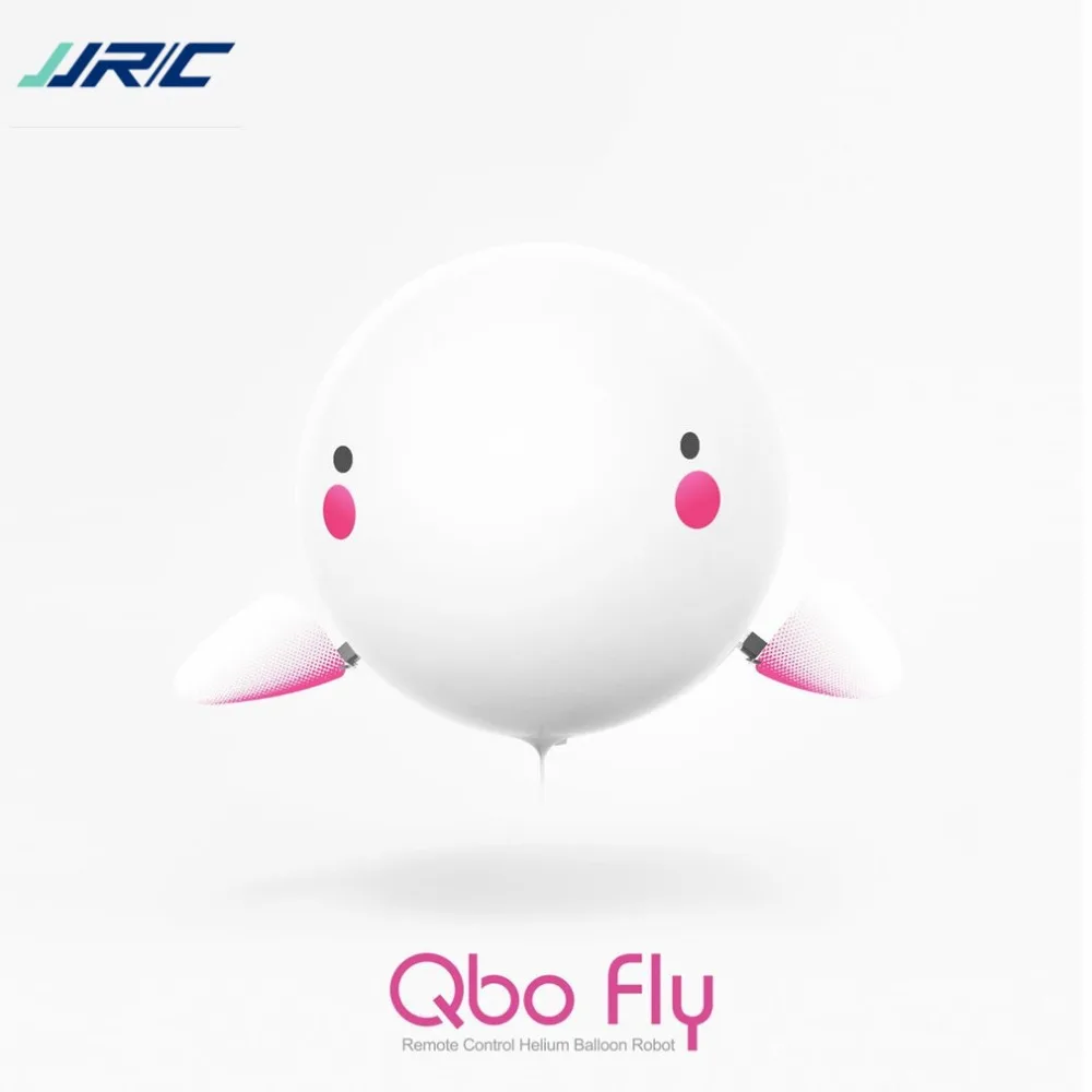 

JJR/C H80 Qbo Fly 2.4G RC Safe Remote Control Inflatable Bubble Helium Balloon Baymax Dance Robot Toys for Children Kids Gift ti