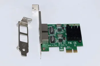 

High Quality Gigabit PCI-Express Network Card 1000M PCI-e Double RJ45 Port NIC Adapter Server Lan Adapter For PC Desktop