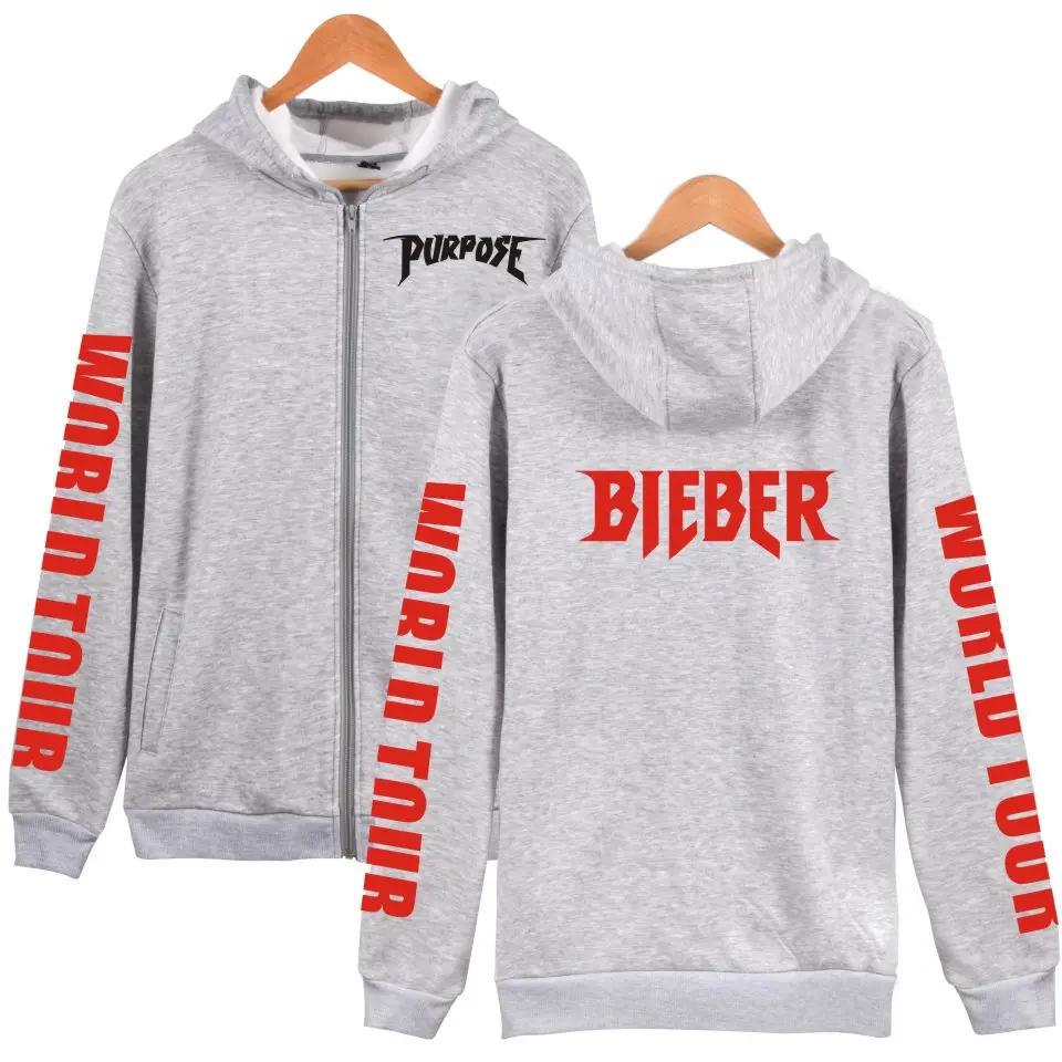 Justin Bieber Purpose 2019 Zipper Cap Hoodies Men /Women Hip hop Harajuku Winter Hoodie Sweatshirt Fashion Plus Size 4XL Jacket