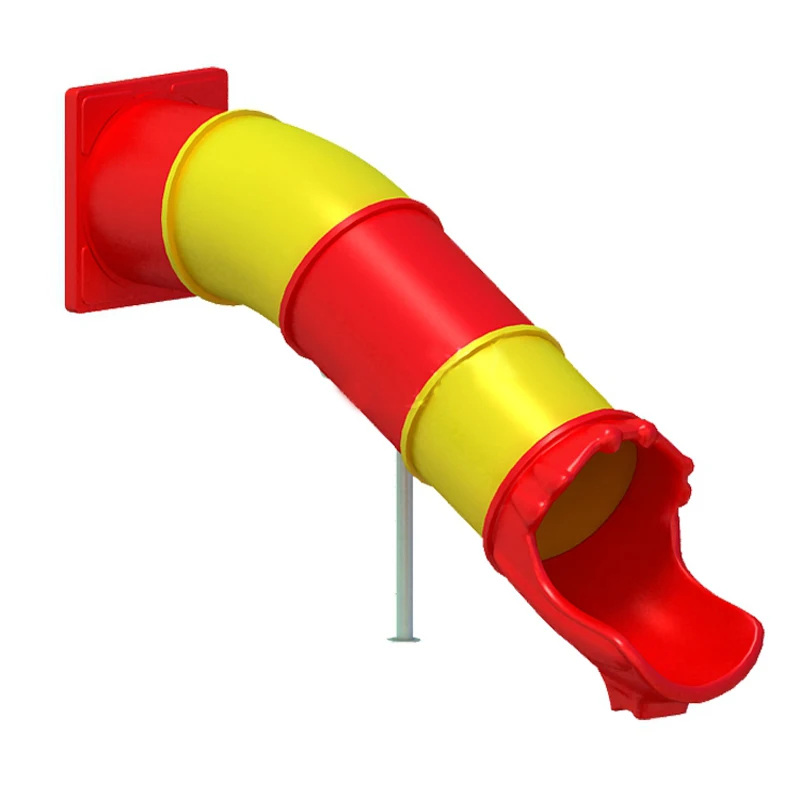 customized made outdoor/indoor playground slide,1.5m tube plastic slide