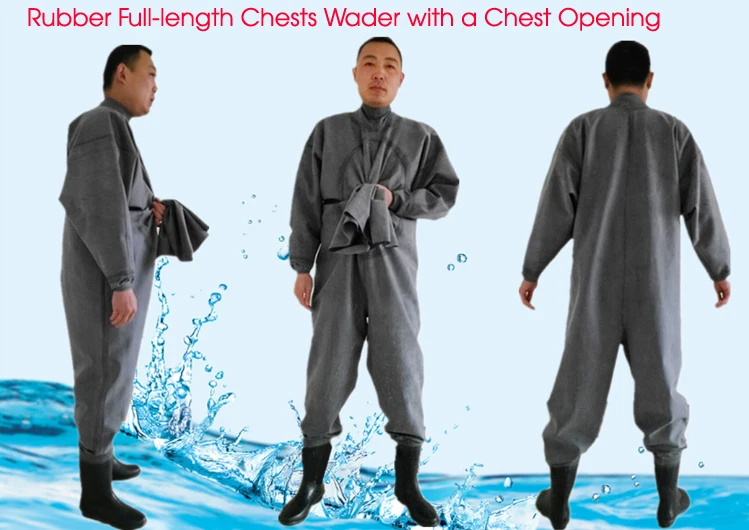 1mm Rubber Waders Waterproof Suit 
