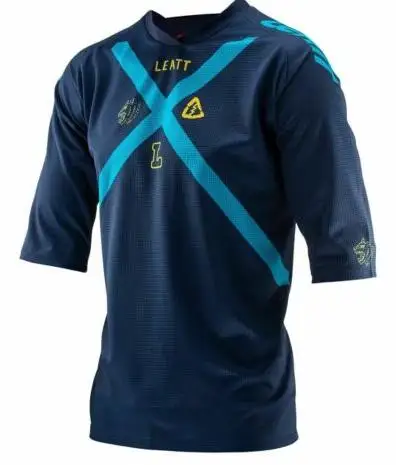 

2019 Leatt short Jersey Mountain Bike MTB Shirts Offroad DH Motorcycle Jersey Motocross Sportwear BMX brand-clothing