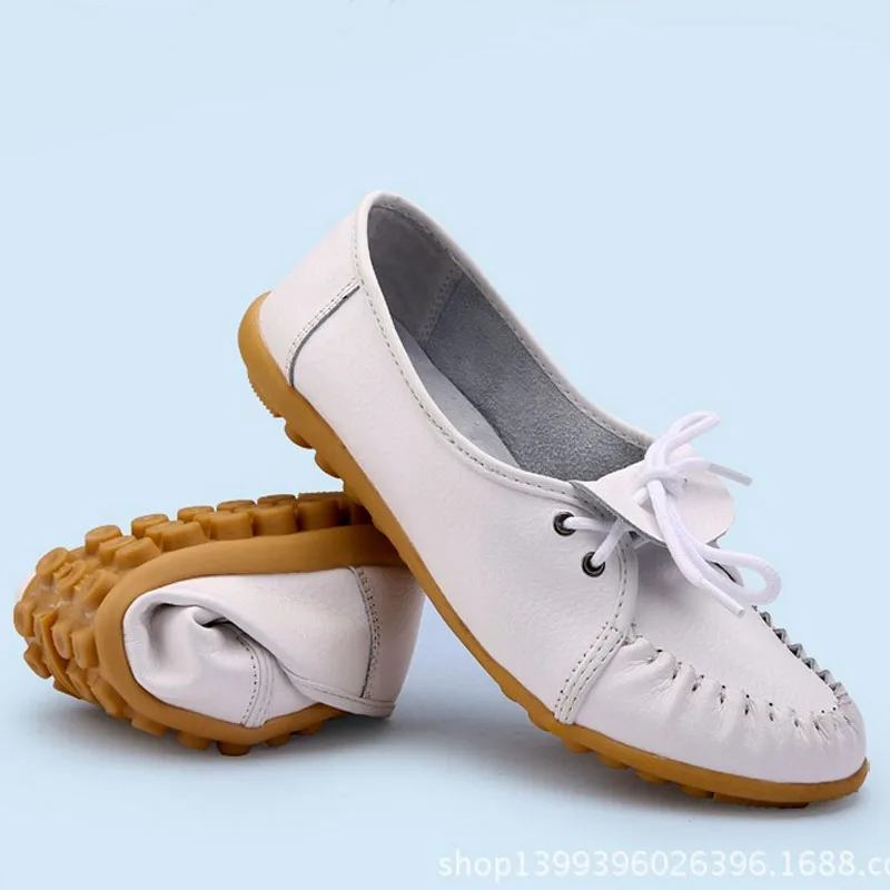 Belle Mocassins Chaussures noir Mocassin Couleurs Femme Femmes Appartements D'été P5d51 Cuir Doux Sur yellow Souple orange Véritable Glissement Bonbons White E8qtTww