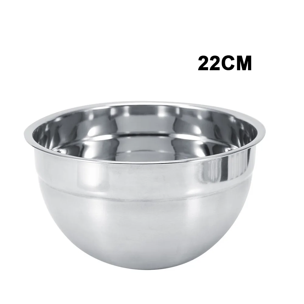 Нержавеющая сталь чаша салат чаша из нержавеющей стали экологически смешивания чаша Кухня Обеденный еда практические коробки для обедов