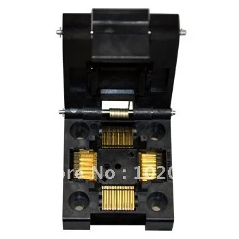 100% новый IC51-0804 QFP80 TQFP80 0 5 мм IC тестовая розетка/программатор адаптер/горящая