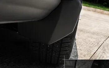 

Car styling Car Molded Splash Guards Mud Flaps Cover 4pcs/set Diesel Fuel Modelb For Land Rover LR4 Discovery 4 2010 - 2015
