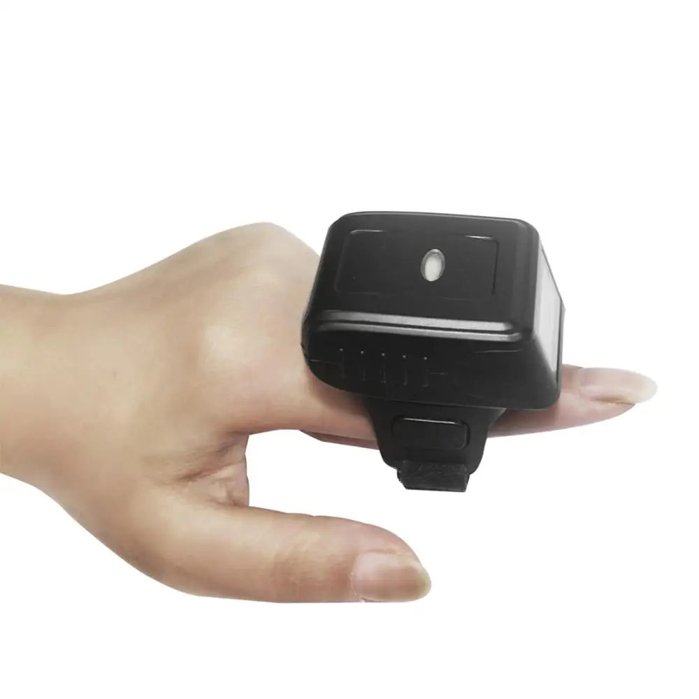 Anel de Dedo Leitor de Código de Barras Bluetooth sem Fio Scanner de Código de Barras para o Inventário Mini Cmos Interface 2.4g Terminal Pos qr 1d 2d S03 - Imagem 3