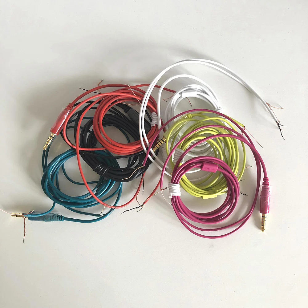 Repair Replacement DIY Noise canceling Earphone 5 Pole 3.5mm Jack