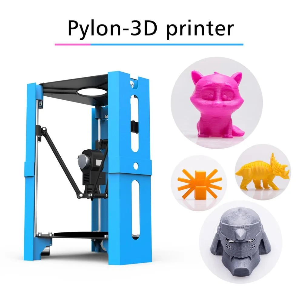 

Mini DIY Desktop Printer 3D Printing 1.75mm Filament Support USB Security Digital Card High Precision FDM Printer