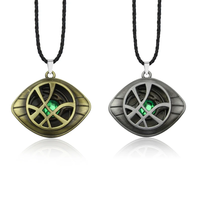 

Avengers: Infinity War Doctor Strange Necklace Crystal Eye of Agamotto Pendant Fashion Necklaces Gift Jewelry Accessories