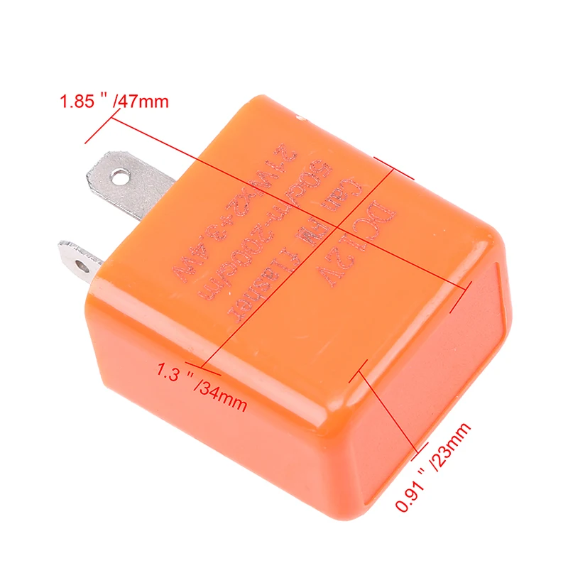 

POSSBAY 12V Adjustable Frequency LED Flasher Relay Motorcycle Turn Signal Indicator Blinker for Harley Yamaha Kawasaki Honda