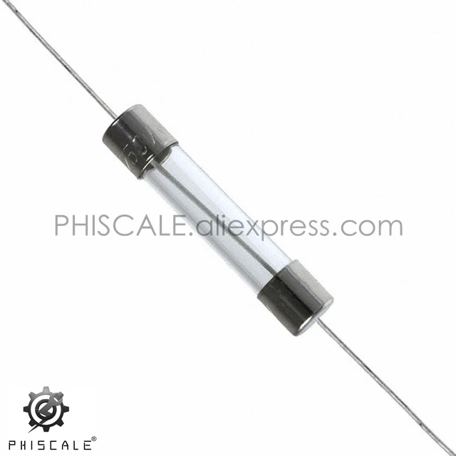 PHISCALE 100 шт. 6*30 мм/6 35*30 мм осевой стеклянный/керамический предохранитель Быстрый