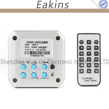 Профессиональный цифровой HD 16MP 1080P 60FPS USB HDMI промышленный видео микроскоп камера SD карта хранения рекордер+ ИК пульт дистанционного управления