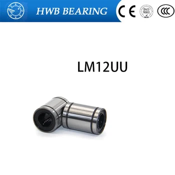 

Free shipping LM12UU 12mm Linear Ball Bearing Bushing Linear Bearings CNC 3d printer parts LM12 12*21*30mm