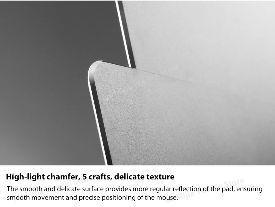 Xiaomi MI Original Metal Aluminum Alloy Slim Mouse Pad PC Computer Laptop Mouse Pads Anti-skid 3002403mm2401803mm (2)