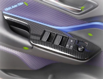 

Lapetus Car Styling Inner Door Armrest Window Glass Lift Button Frame Cover Kit Fit For Toyota C-HR CHR 2016 2017 2018 2019 2020