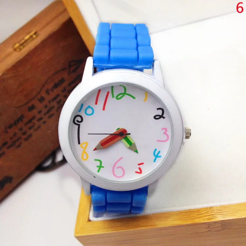Unisex watches Women new fashion Silicone Quartz Sports Style bracelets Jelly Wrist Watch girls cute lovely 5