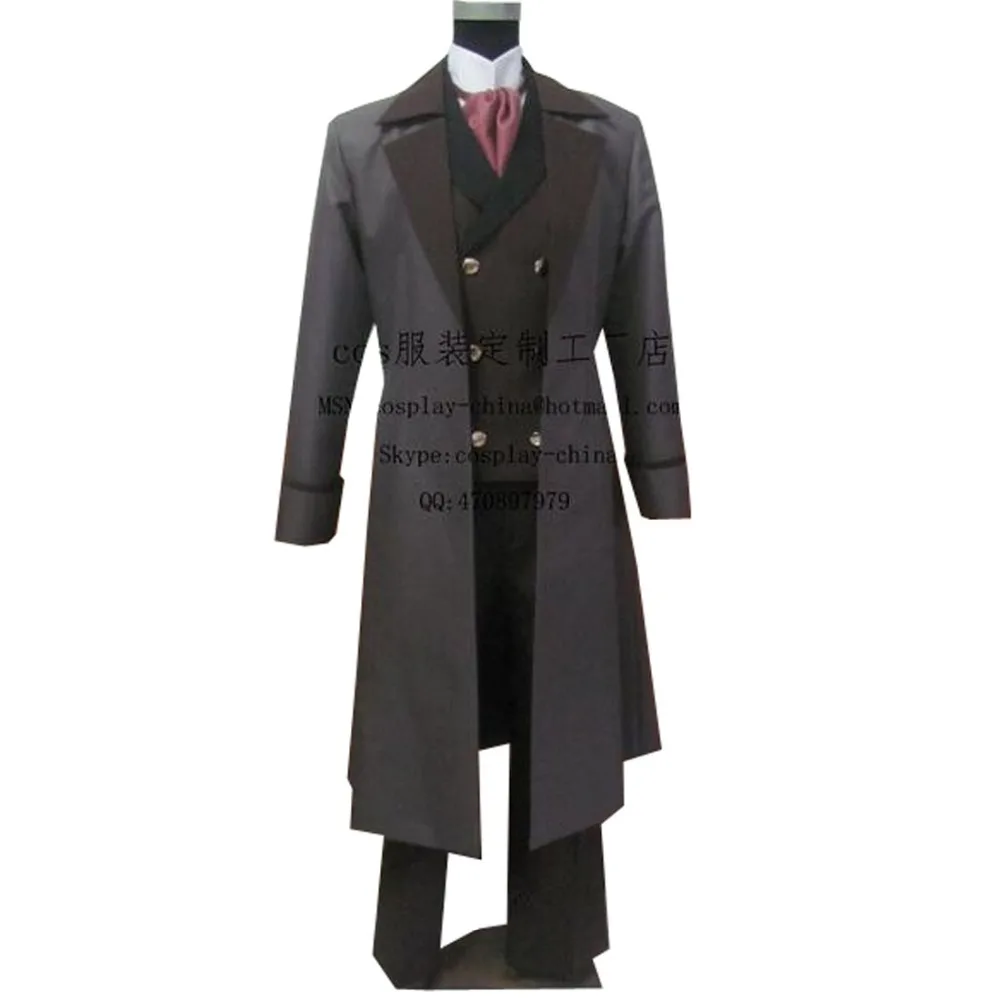 

2018 костюм для косплея Kuroshitsuji Черный Батлер Себастьян михаелис