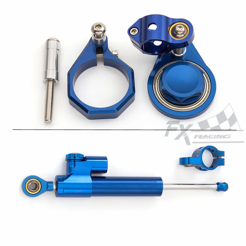 CNC мотоциклетный стабилизатор рулевой демпфер Монтажный кронштейн комплект поддержки для Suzuki GSXR600 GSXR750 06-10 GSXR1000 07-08 GSXR 600