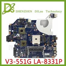 Kefu NBC1811001 Q5WV8 LA-8331P материнская плата для Acer aspire V3-551G V3-551 Материнская плата ноутбука DDR3 Radeon HD 7670 M исходный тест