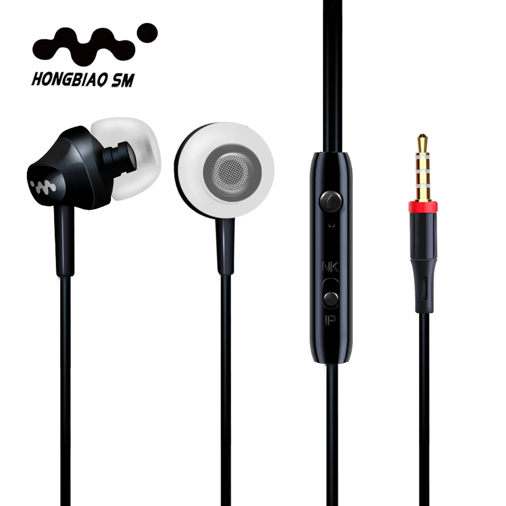 

HONGBIAO SM M8 3.5mm Earphones Headphone Headsets Super Bass Stereo Earbuds for mobile phone MP3 MP4