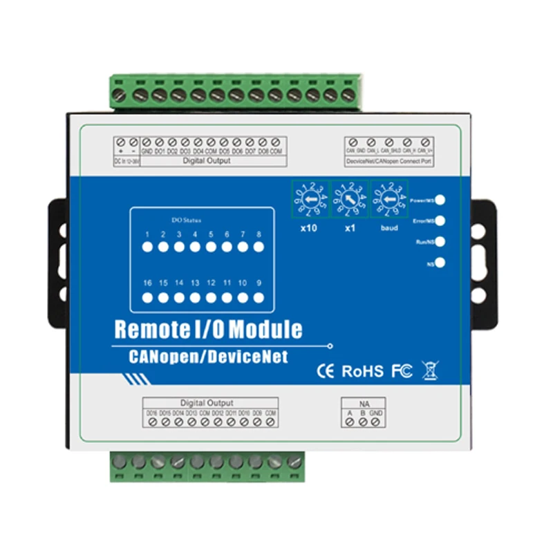 Промышленные IOT модуль DeviceNet Автоматизация контроллер с 16 DOfor HMI ПЛК поддерживает Высокоскоростной импульсный выход M420D